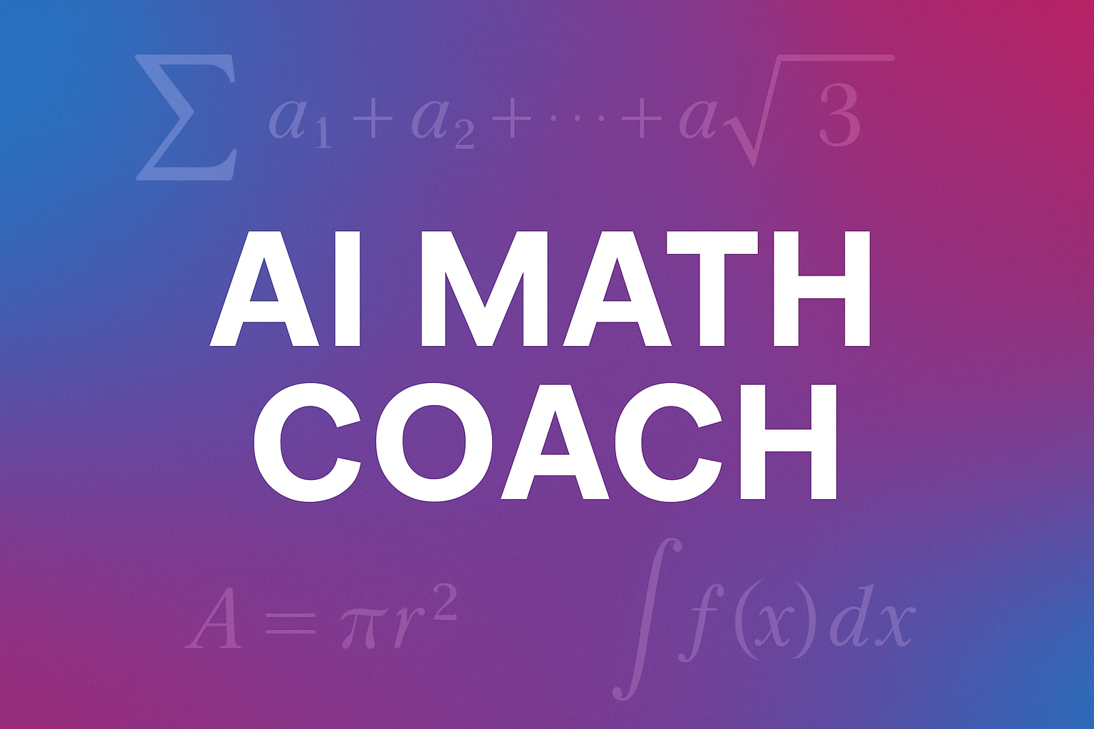 AI Math Coach – Free Complex Math Assistant