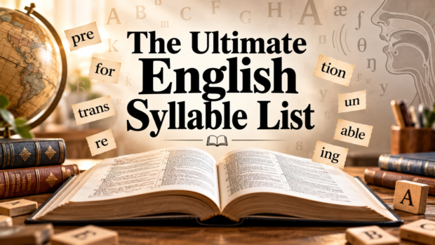 Ultimate English Syllable List